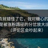 我差点就错怪了它，我对糖心的偏见，其实是被涨粉路径的分岔放大出来的（评论区会吵起来）