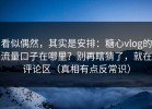 看似偶然，其实是安排：糖心vlog的流量口子在哪里？别再瞎猜了，就在评论区（真相有点反常识）